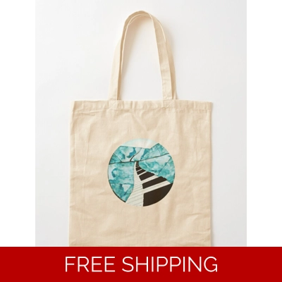 Le Studio Cotton Tote Bag Piano Window Logo Full